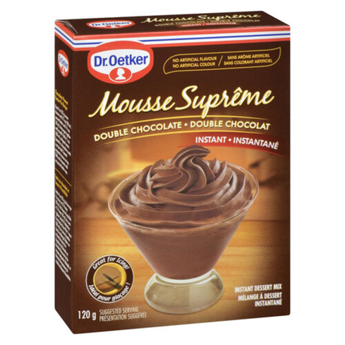 Dr. Oetker Instant Dessert Mix Mousse Suprême Double Chocolate 120 g