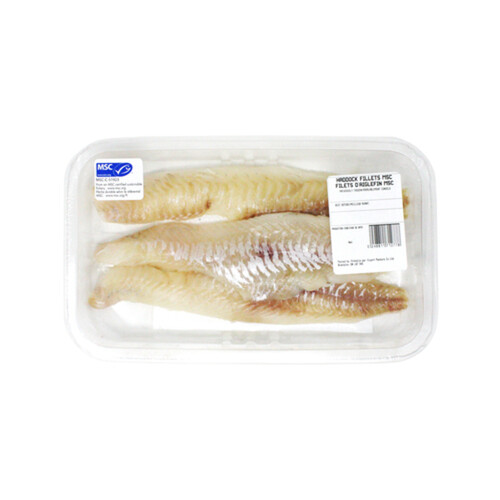 Fresh Haddock Fillets Previously Frozen