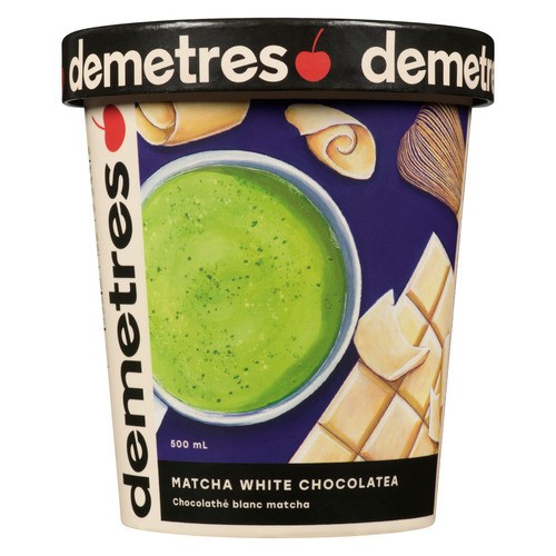 Demetres Ice Cream Matcha White Chocolatea 500 ml