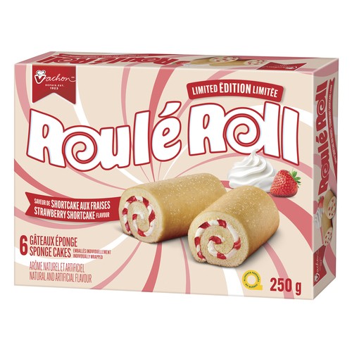 Vachon Roulé Roll Strawberry Shortcake flavoured 250 g