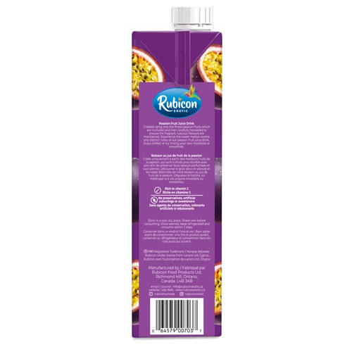 Rubicon Exotic Juice Passionfruit 1 L