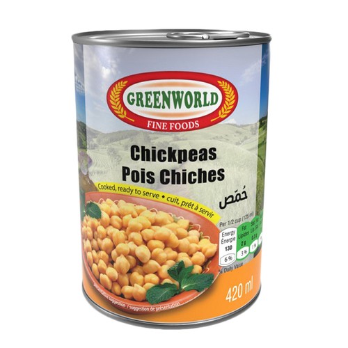 Greenworld Canned Chickpeas 420 g
