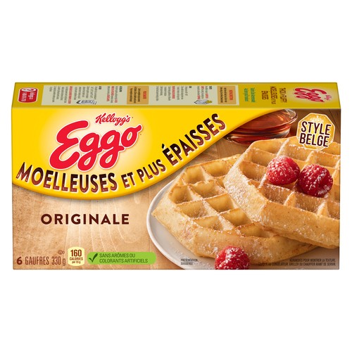 Kellogg's Eggo Frozen Waffles Thick & Fluffy 330 g