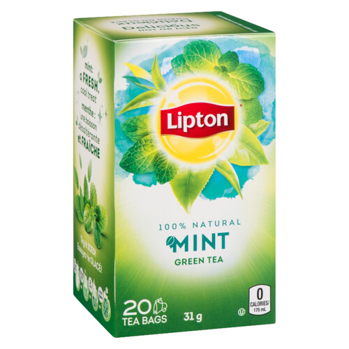 Lipton Green Tea Mint 20 Tea Bags - Voilà Online Groceries & Offers