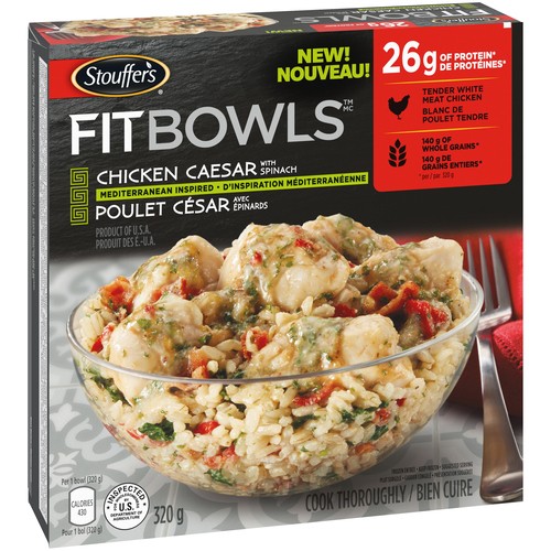 Stouffer's Frozen Fit Bowl Chicken Caesar 320 g