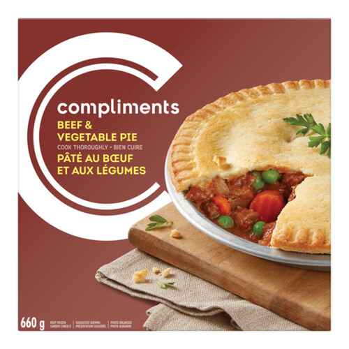 Compliments Frozen Meat & Vegetable Pie 660 g