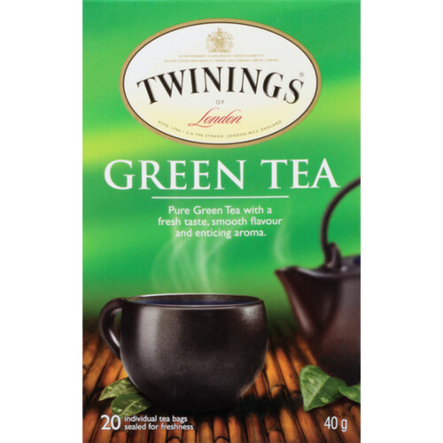 Twinings Green Tea Pure 20 Tea Bags 