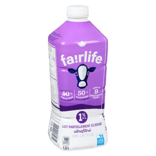 Fairlife Lactose-Free Ultrafiltered 1% Milk Partly Skimmed 1.5 L (bottle)
