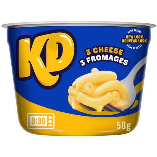 Kraft Dinner Macaroni & Cheese Snack Cup Triple Cheese 58 g