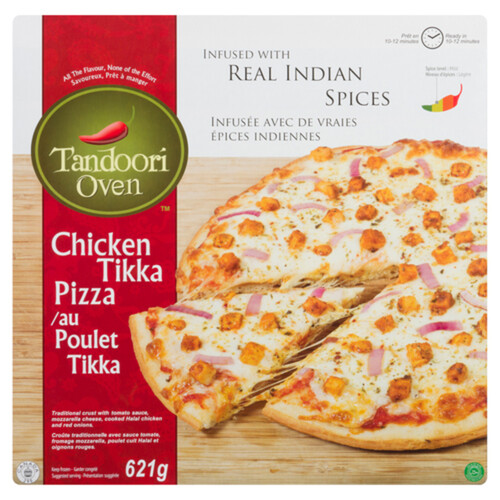Tandoori Oven Frozen Chicken Tikka Pizza 621 g