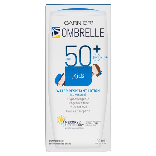 Garnier Ombrelle Kids Sunscreen Lotion SPF 50+ Water Resistant 120 ml