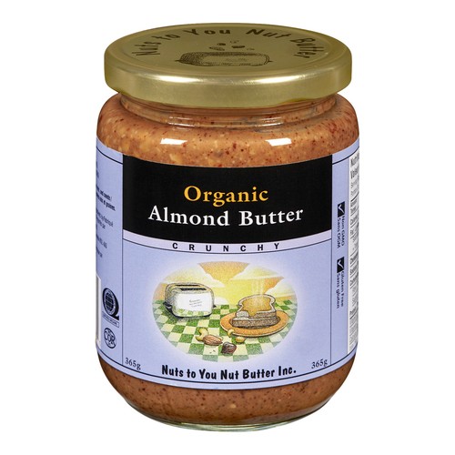 Nuts To You Organic Almond Butter Crunchy 365 g