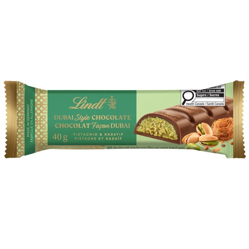 Lindt Dubai Style Chocolate Pistachio & Kadayif 40 g