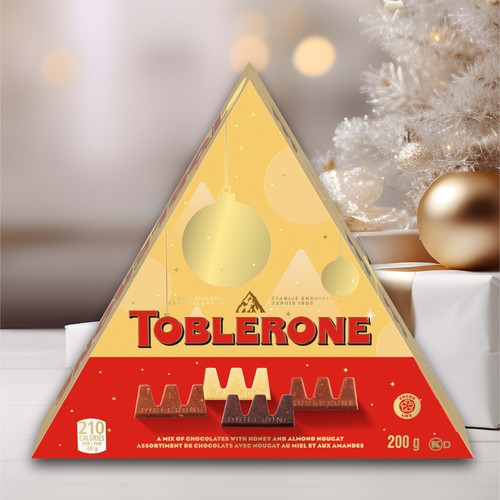 Toblerone Chocolate Tinys Variety Box 25 Individually Wrapped Pieces 200 g
