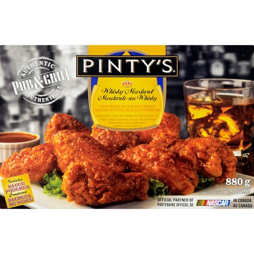 Pinty's Pub & Grill Frozen Whiskey Mustard Wings 880 g