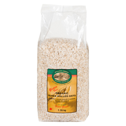 Willow Creek Gluten-Free Organic Quick Roll Oats 1.35 kg