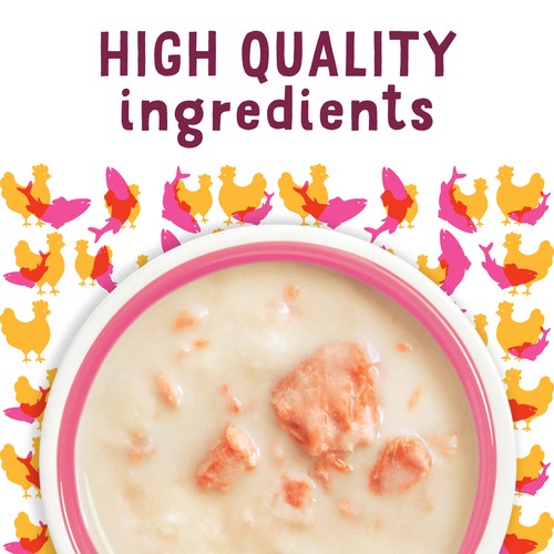 Friskies Lil' Soups Cat Food In Velvety Chicken Broth Sockeye Salmon 34 g