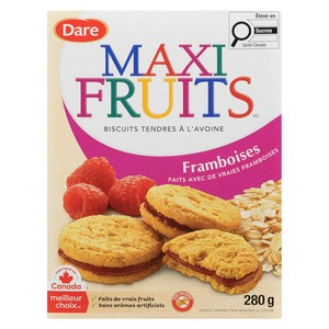 Dare Biscuits maxi fruits aux framboises 280 g