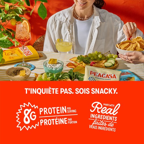 Peacasa Chickpea Chips Honey Dijon 128 g