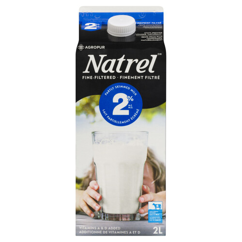Natrel 2% Milk Partly Skimmed 2 L
