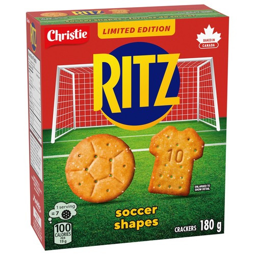 Christie Ritz Soccer Shapes Crackers 180 g