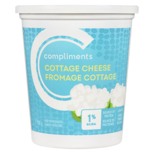 Compliments 1% Cottage Cheese 750 g