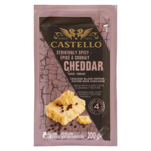 Castello Cheese Cheddar Black Pepper200 g