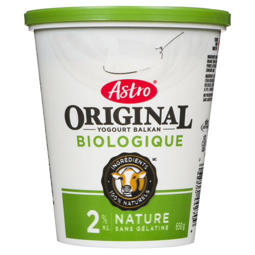 Astro Organic 2% Yogurt Plain 650 g