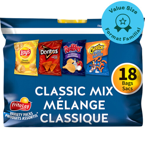Frito-Lay Variety Pack Classic Mix 504 g