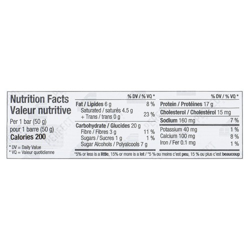 Perfect Sports Diesel Protein Bar White Chocolate Salted Caramel 1 Count