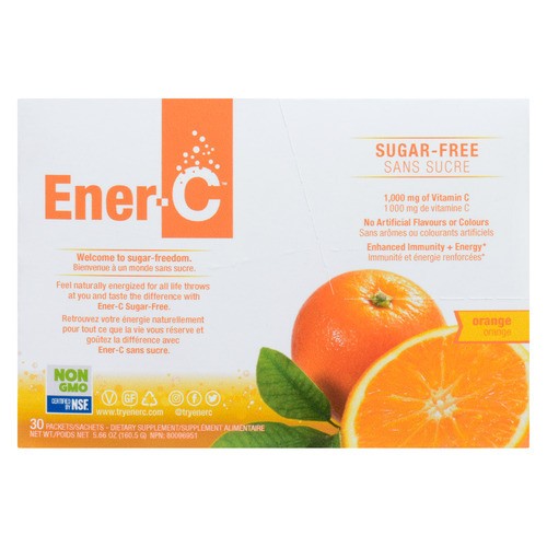 Ener-C Sugar-Free Vitamin C Drink Mix Orange 30 x 5.35 g 