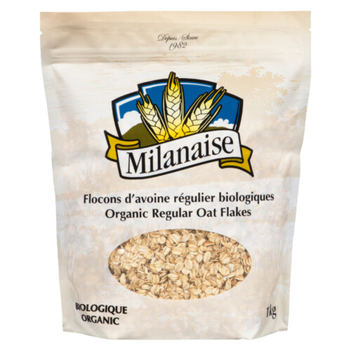 La Meunerie Milanaise Organic Oat Flakes Regular 1 kg