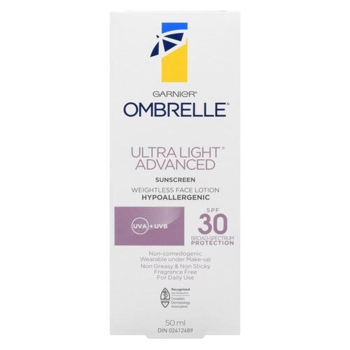 Garnier Ombrelle Ultra Light Advanced Sunscreen SPF 30 50 ml