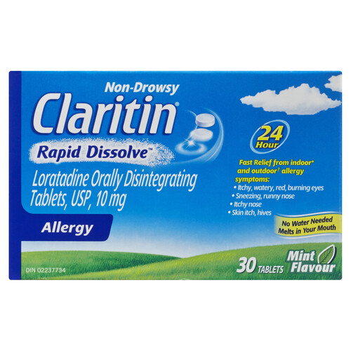 Claritin Rapid Dissolve Antihistamine 30 Tablets