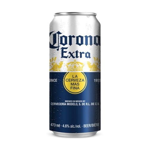 Corona Extra 4.6% Alcohol Beer 473 ml (can) 