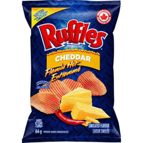 ruffles flamin hot cheddar