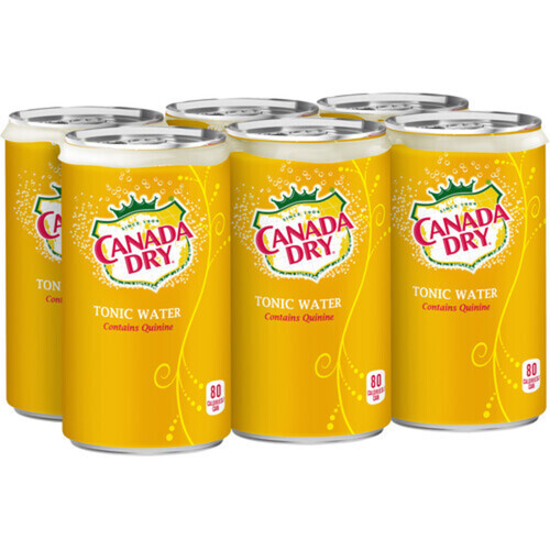 Canada Dry Tonic Water 6 x 222 ml (cans)