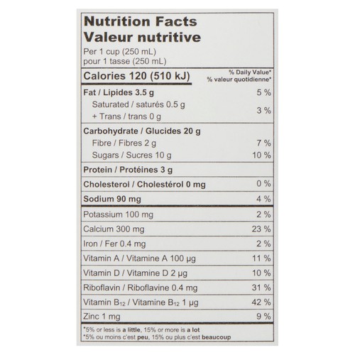 Natura Organic Gluten-Free Oat Beverage Original 946 ml