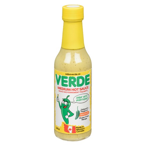 Los Tacos Verde Medium Hot Sauce 147 ml
