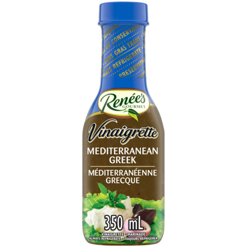 Renée’s Gourmet Salad Dressing Vinaigrette Mediterranean Greek 350 ml