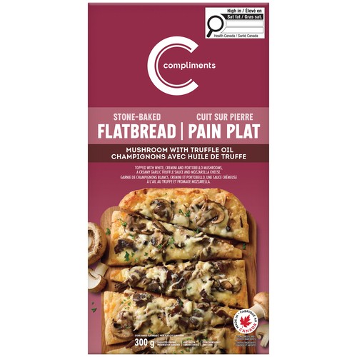 Compliments Frozen Flatbread Mushroom And Truffle 300 g