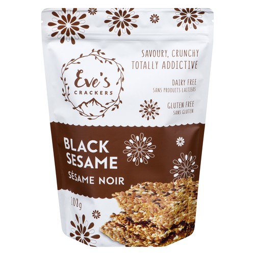 Eve's Crackers Black Sesame 108 g