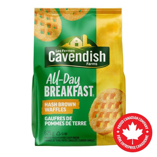 Cavendish Farms All-Day Breakfast Hash Brown Waffles 625 g