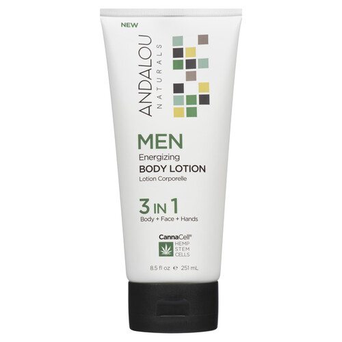 Andalou Naturals Energizing Men's Body Lotion 251 ml