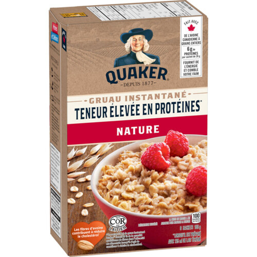 Quaker Protein Instant Oatmeal Regular 6 packets 168 g