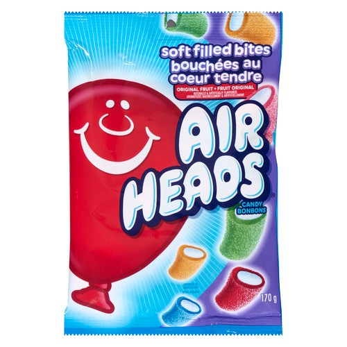Airheads Candy Soft Filled Bites Original Fruit 170 g