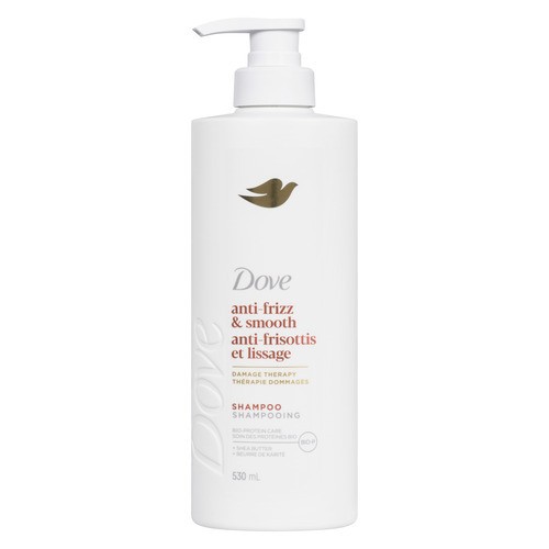 Dove Anti Frizz Smooth W/Pump Shampoo 530 ml