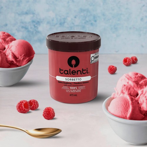 Talenti Dairy-Free Sorbetto Roman Raspberry 473 ml