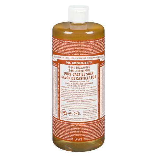 Dr Bronner's Liquid Soap Eucalyptus Pure Castile 944 ml