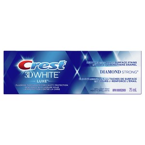Crest 3D White Toothpaste Luxe Diamond Strong 75 ml - Voilà Online ...